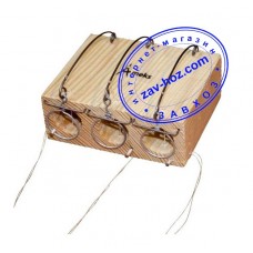 Мышеловка деревянная НОРКА (тройная)