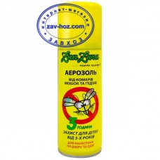 Аэрозоль от комаров, мошек и слепней ZANZARA для детей от 3 лет, 100 мл