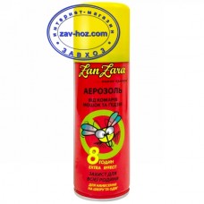 Аэрозоль от комаров, мошек и слепней ZANZARA защита до 8 часов, 100 мл