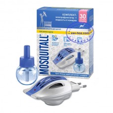 Комплект от комаров MOSQUITALL нежная защита для детей (фумигатор + жидкость 30 ночей)