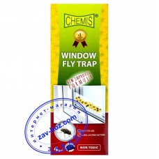 Полоски-ловушки для мух на окно CHEMIS