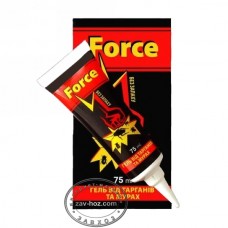 Гель для уничтожения тараканов FORCE, 75 гр
