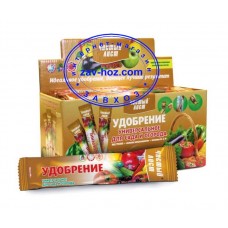 Удобрение ЧИСТЫЙ ЛИСТ универсальное для сада и огорода, стик 100 гр